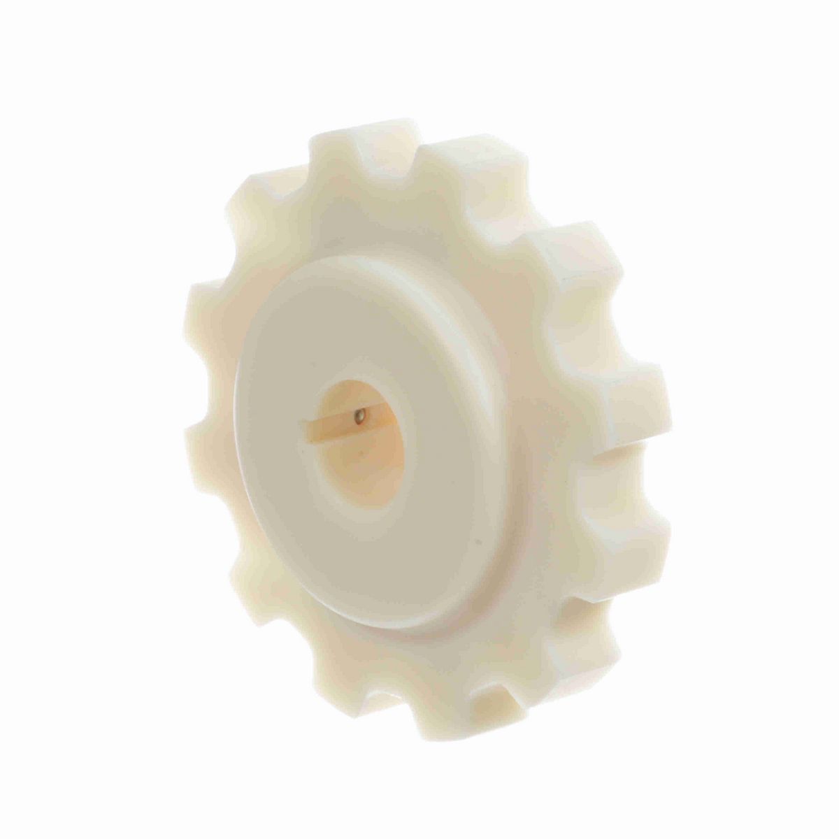 System Plast 882 Series Split Machined Sprocket with 12 Teeth, a 1-1/4in Round Shaft-Ready Bore and Setscrew - 882-12R1.25-DMS-SS