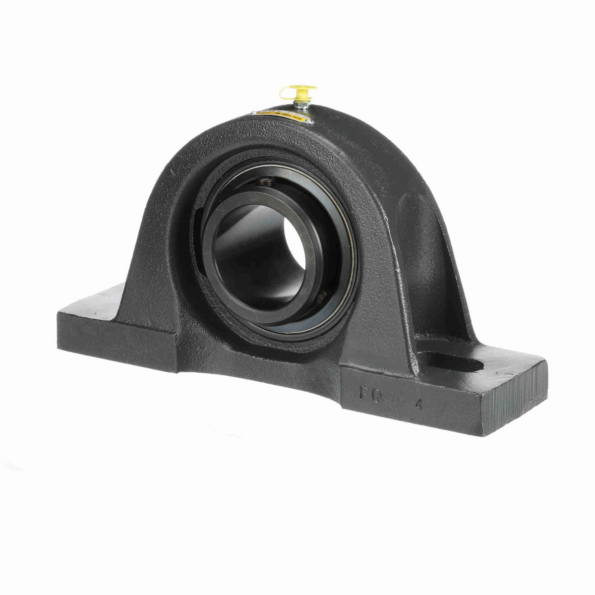 Sealmaster Mounted Cast Iron Two Bolt Pillow Block Ball Bearing - 52100 Bearing Steel, Black Oxided - Double Setscrew Lock - Air Handling Housing Fit, Noise Tested - MPD-43 CXU