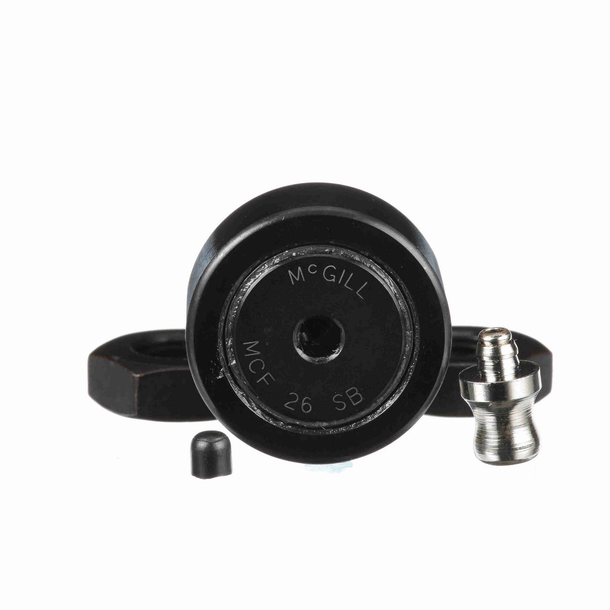 Опорный ролик с цапфой McGill CAMROL MCF 26 SB, бочкообразный, с уплотнением, с шестигранным отверстием, метрический