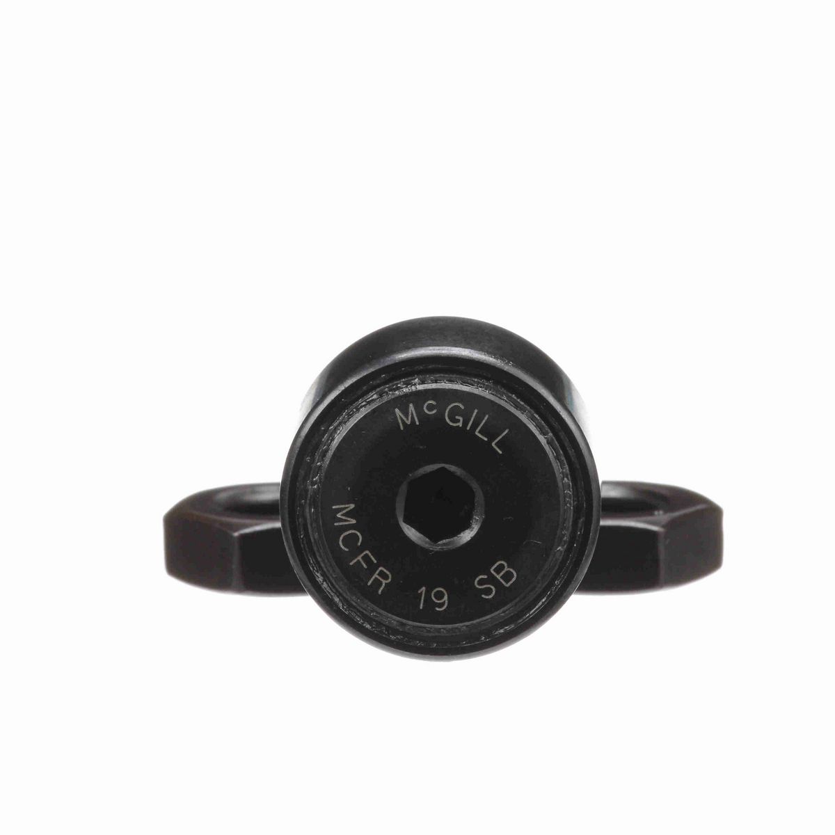 Опорный ролик с цапфой McGill CAMROL MCFR 19 SB, бочкообразный, с уплотнением, с шестигранным отверстием, метрический