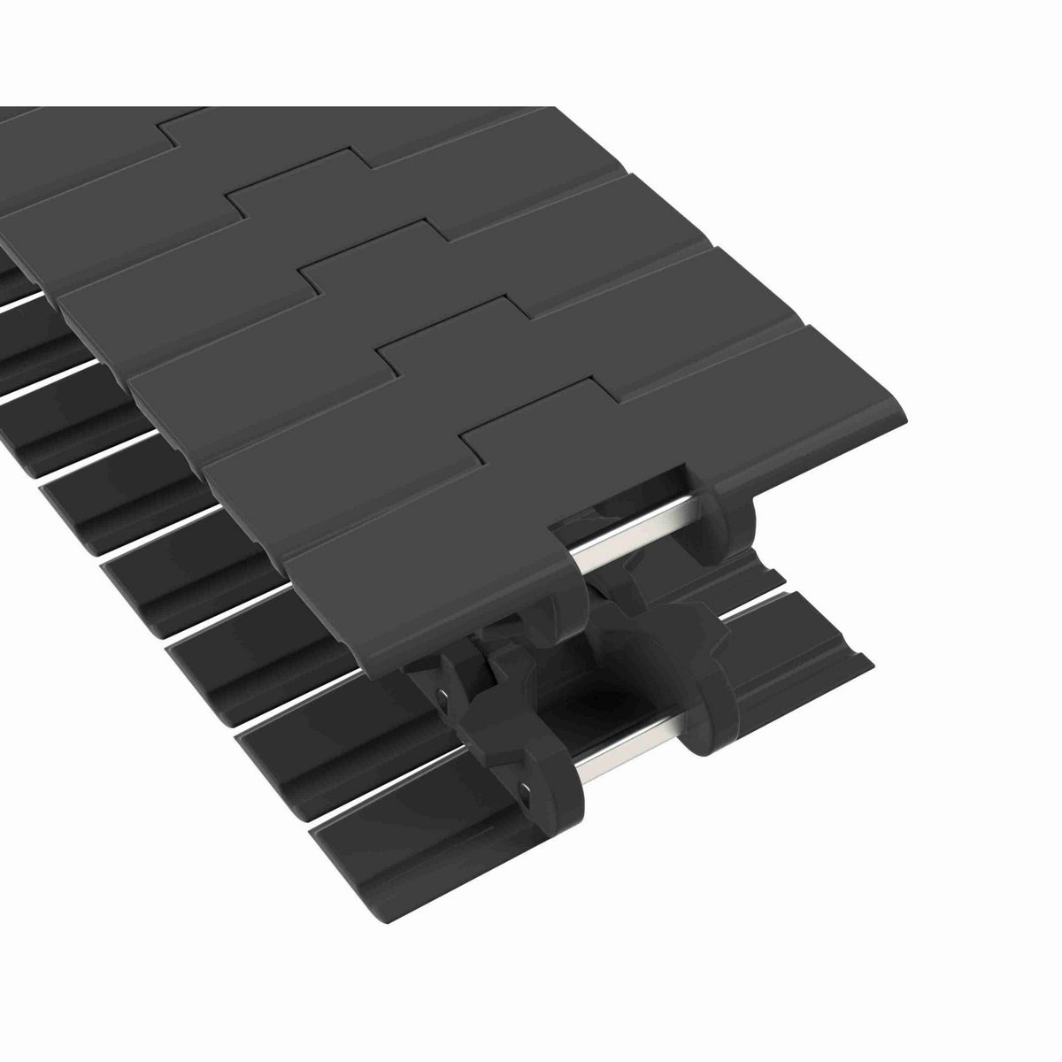 Rexnord 882TAB Side-flexing , Material: Black Cut Resistant, Width: 6in, Pitch: 1.5in - 10198755