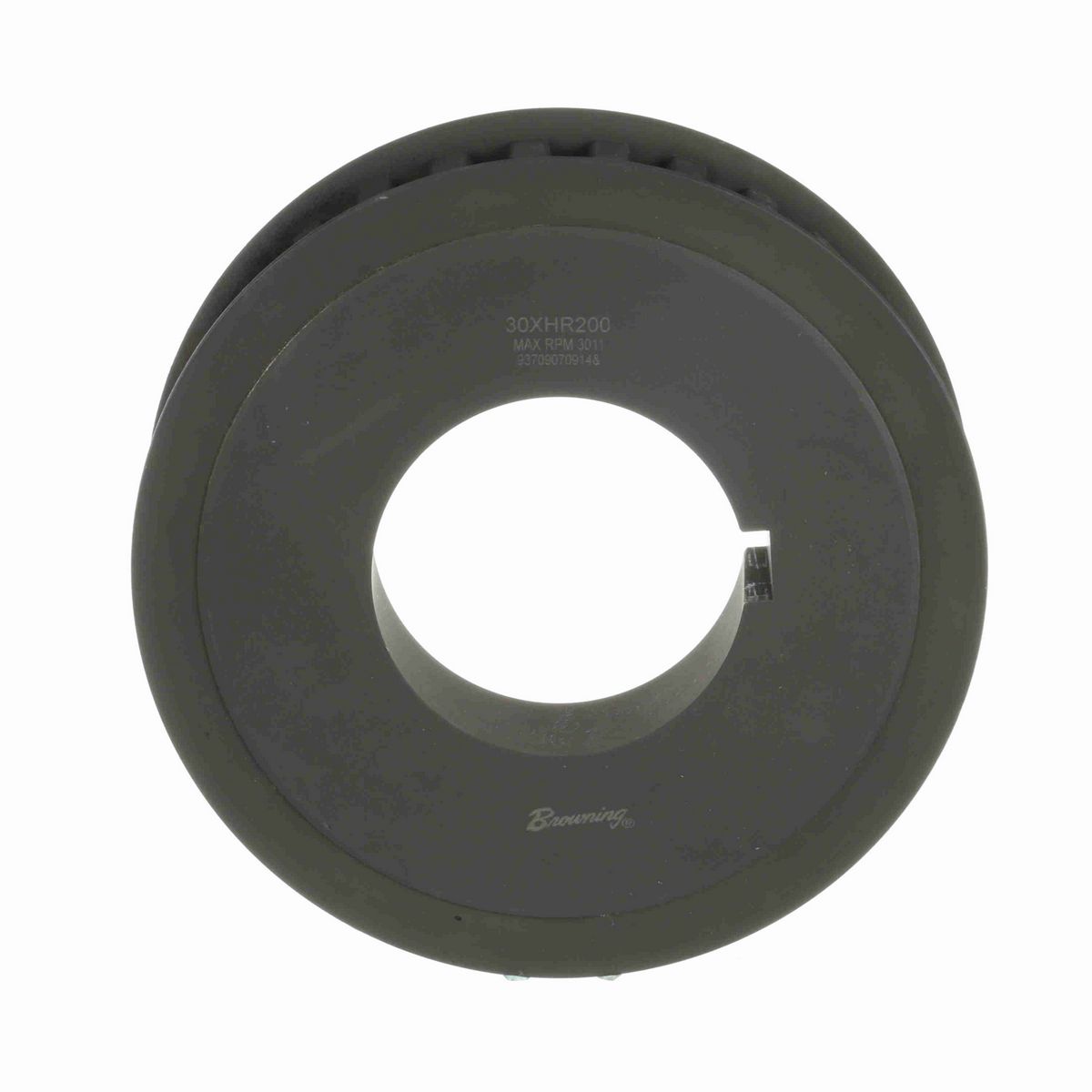 Browning Steel Bushed Bore Gearbelt Pulley - 30XHR200