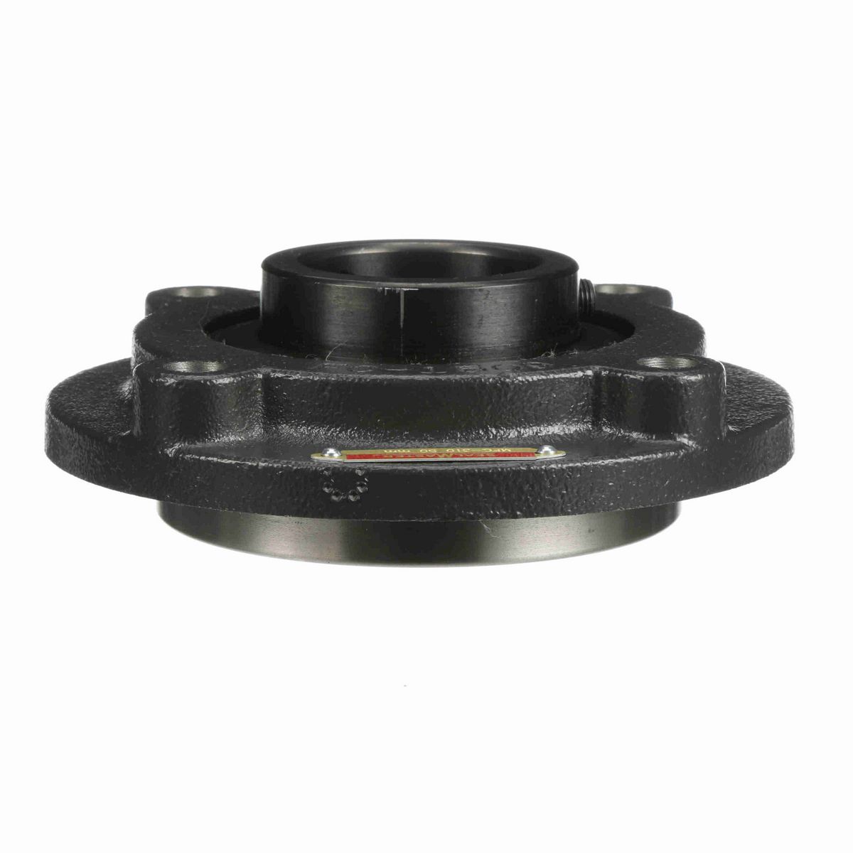 Sealmaster Mounted Cast Iron Flange Cartridge Ball Bearing - 52100 Bearing Steel, Black Oxided - Setscrew Lock - MFC-310