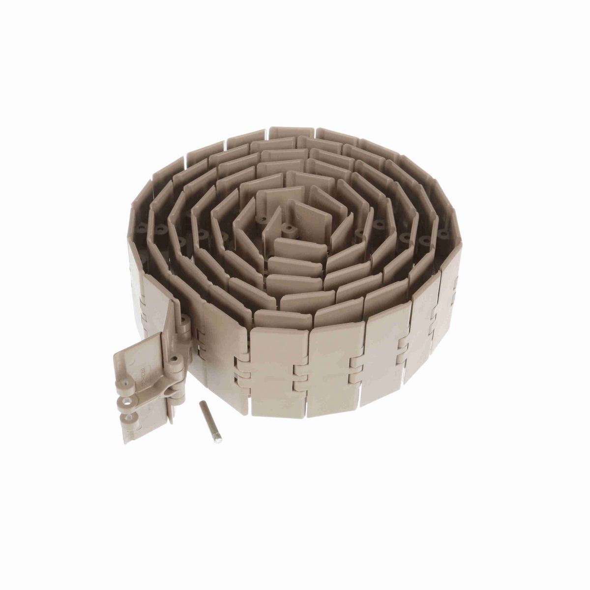 System Plast 820 Straight Running Solid Top, Material: Tan Low Friction, Width: 3.5in, Pitch: 1.5in - LF820-K350