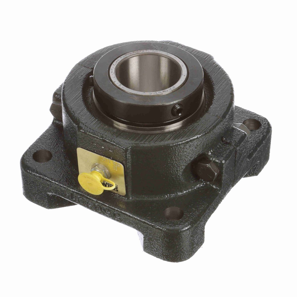 Sealmaster Mounted Cast Iron Four Bolt Flange Tapered Roller - 52100 Bearing Steel - Double Collar Mount Lock - RFB 111C