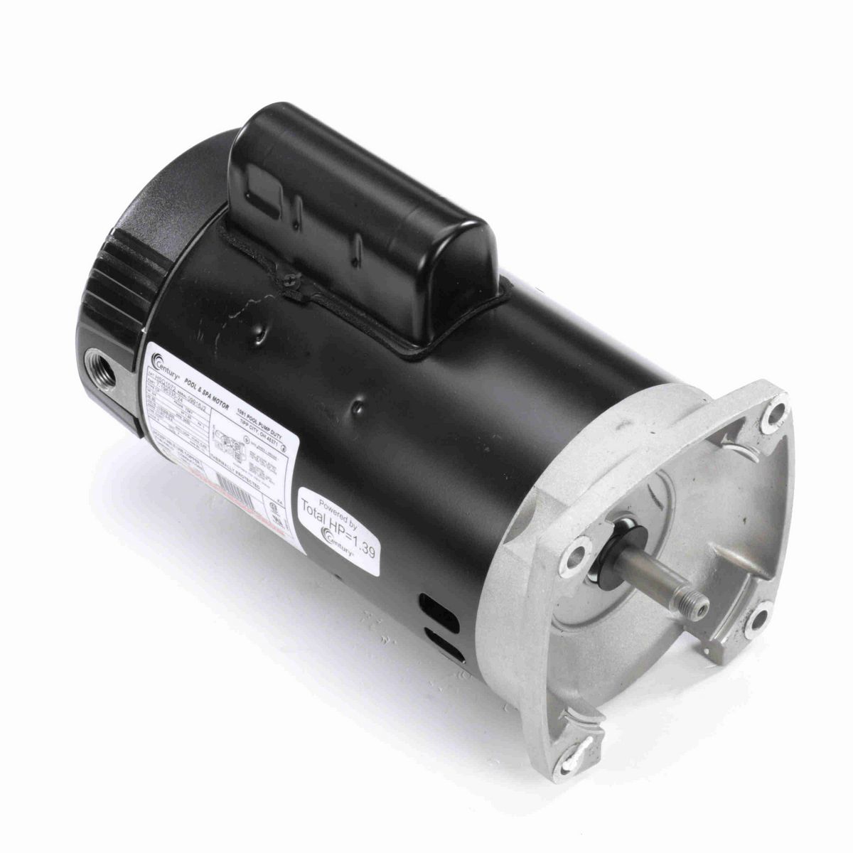 Century Pool Pump Motor, 3/4 HP, 1 Ph, 60 Hz, 208-230-115 V, 3600 RPM, Y56Y Frame, ODP - HSQ1072