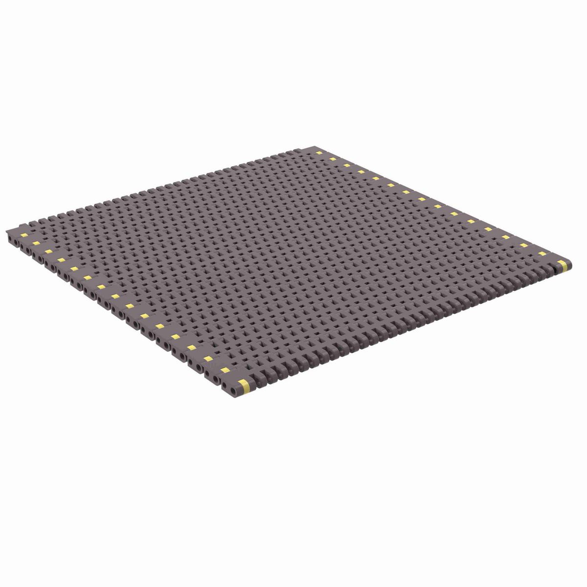 Rexnord 8506 Straight Running Flush Grid, Material: Brown High Performance, Width: 12in, Pitch: 0.75in - 81421251