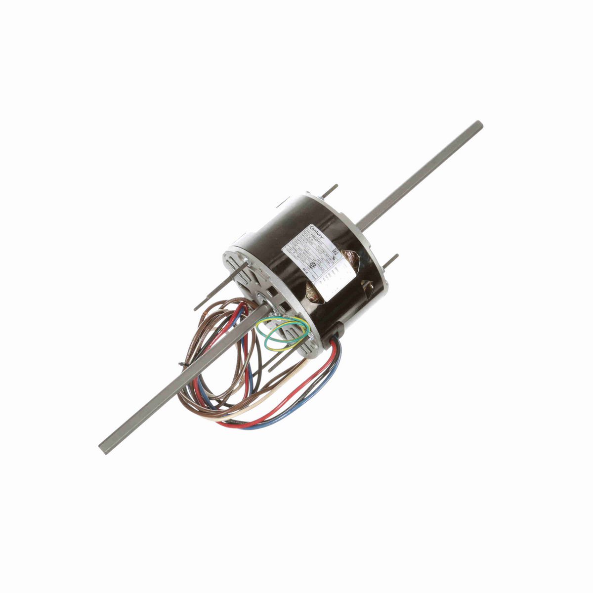 Century Fan Coil & Air Conditioner Motor, 1/4,1/6,1/8 HP, 1 Ph, 60 Hz, 115 V, 1625 RPM, 3 Speed, 48 Frame, SEMI ENCL - 661A