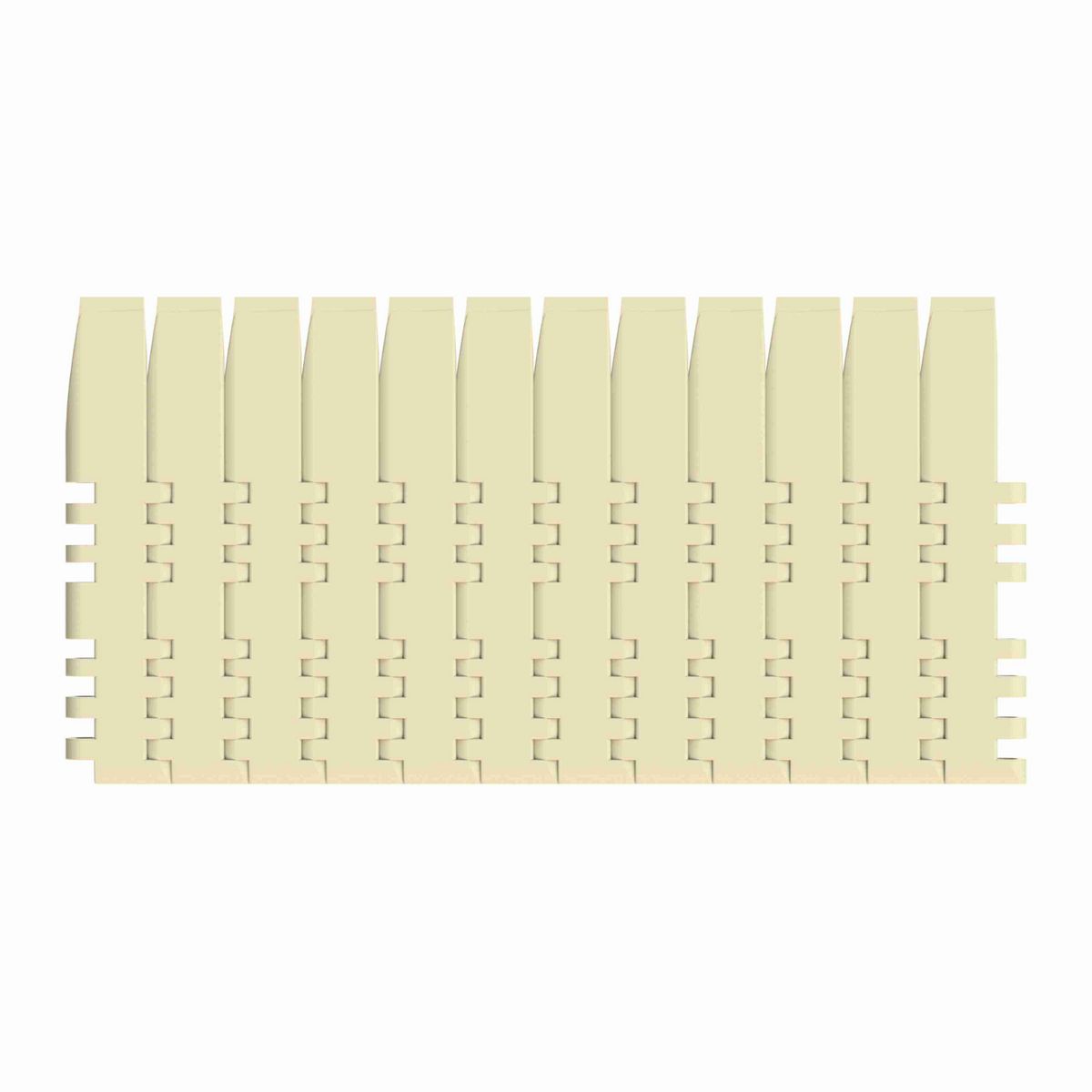 Rexnord 7705DTS Straight Running DTS®, Material: Beige High Temperature, Width: 4.5in, Pitch: 1in - 81417961
