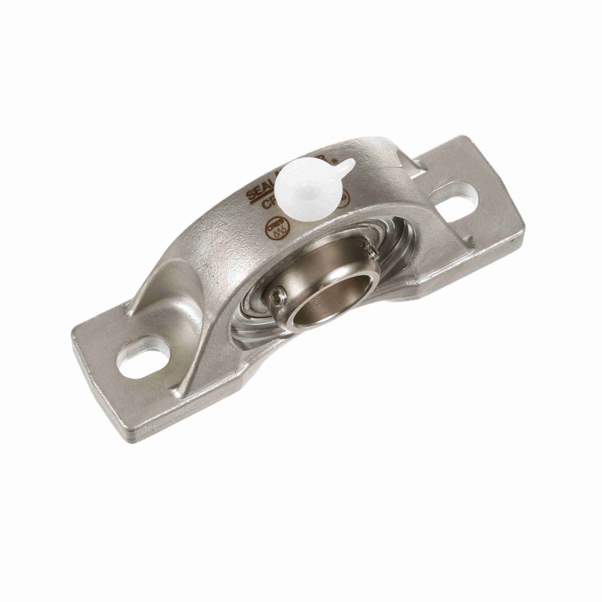 Sealmaster Mounted Stainless Steel Two Bolt Pillow Block Ball Bearing - 52100 Bearing Steel, Phosphorus Nickel Coated - Concentric Lock - Corrosion Resistant - CRPS-PN16T