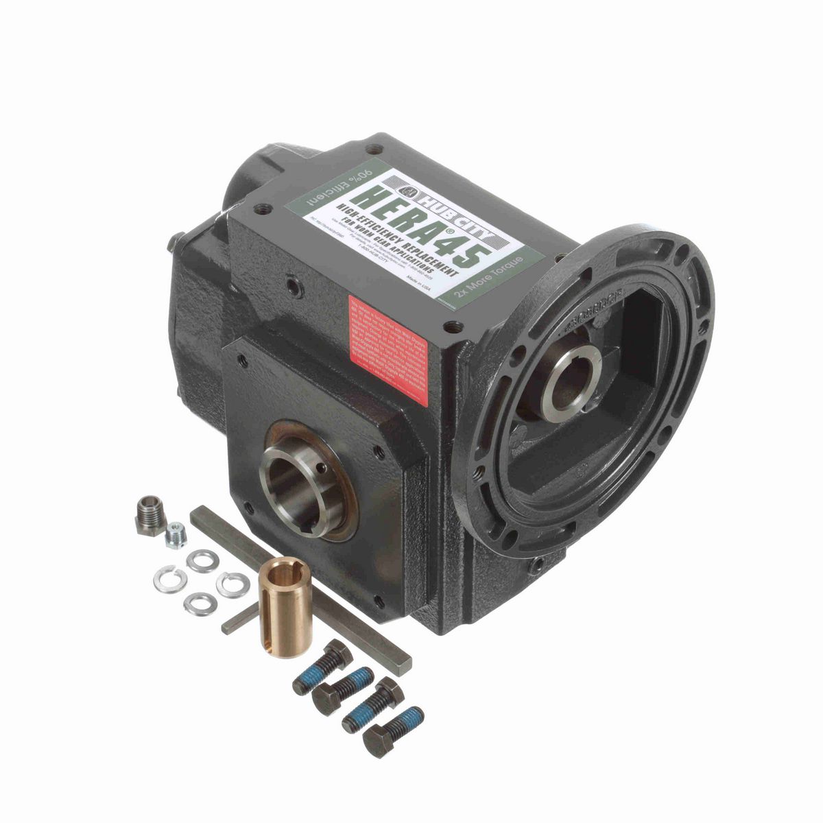 Hub City HERA Gear Reducer HERA Cast Iron Helical-Hypoid Reducer - HERA45ES 28.01 56C 1.438