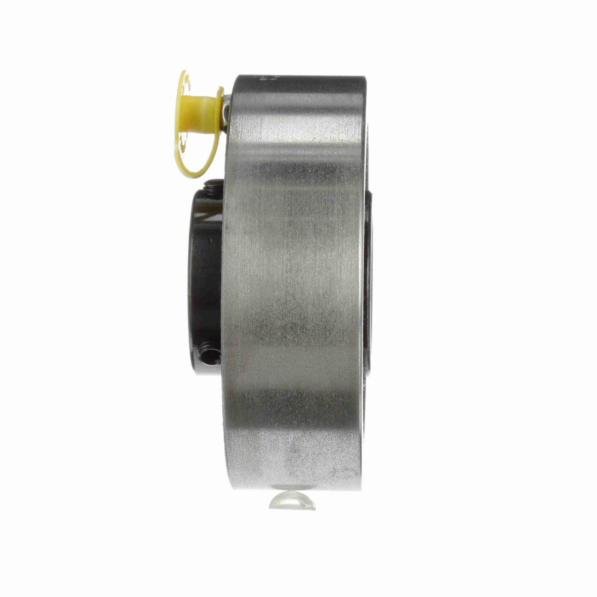 Sealmaster Mounted Cast Iron Cylindrical Cartridge Ball Bearing - 52100 Bearing Steel, Black Oxided - Setscrew Lock - SC-19