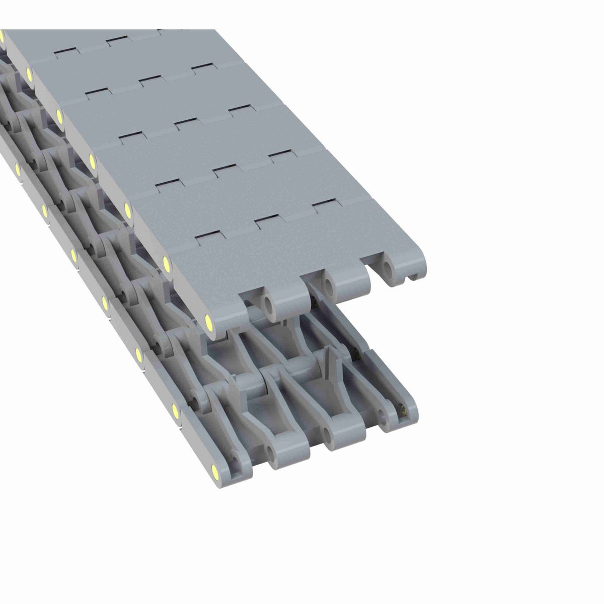 Rexnord 5705 Straight Running Solid Top, Material: Silver Platinum Series™ X, Width: 3.25in, Pitch: 1.5in - 814-5953