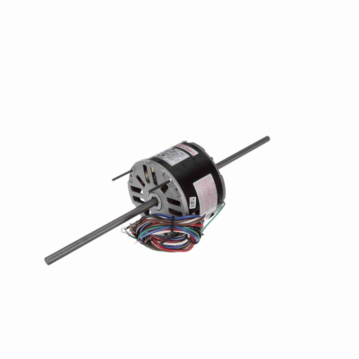Century Fan Coil & Air Conditioner Motor, 1/8 HP, 1 Ph, 60 Hz, 208-230 V, 1075 RPM, 3 Speed, 48 Frame, SEMI ENCLOSED - RA1006