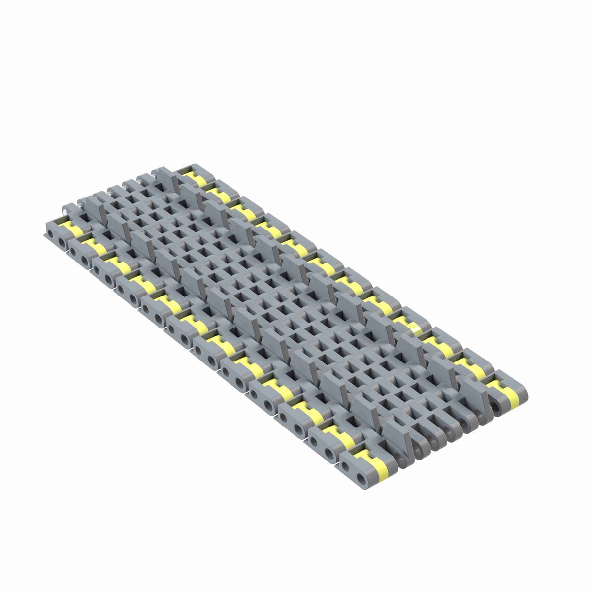 Rexnord 8505M Straight Running Solid Top, Material: Silver Platinum Series™ X, Width: 85mm, Pitch: 0.75in - 10286183