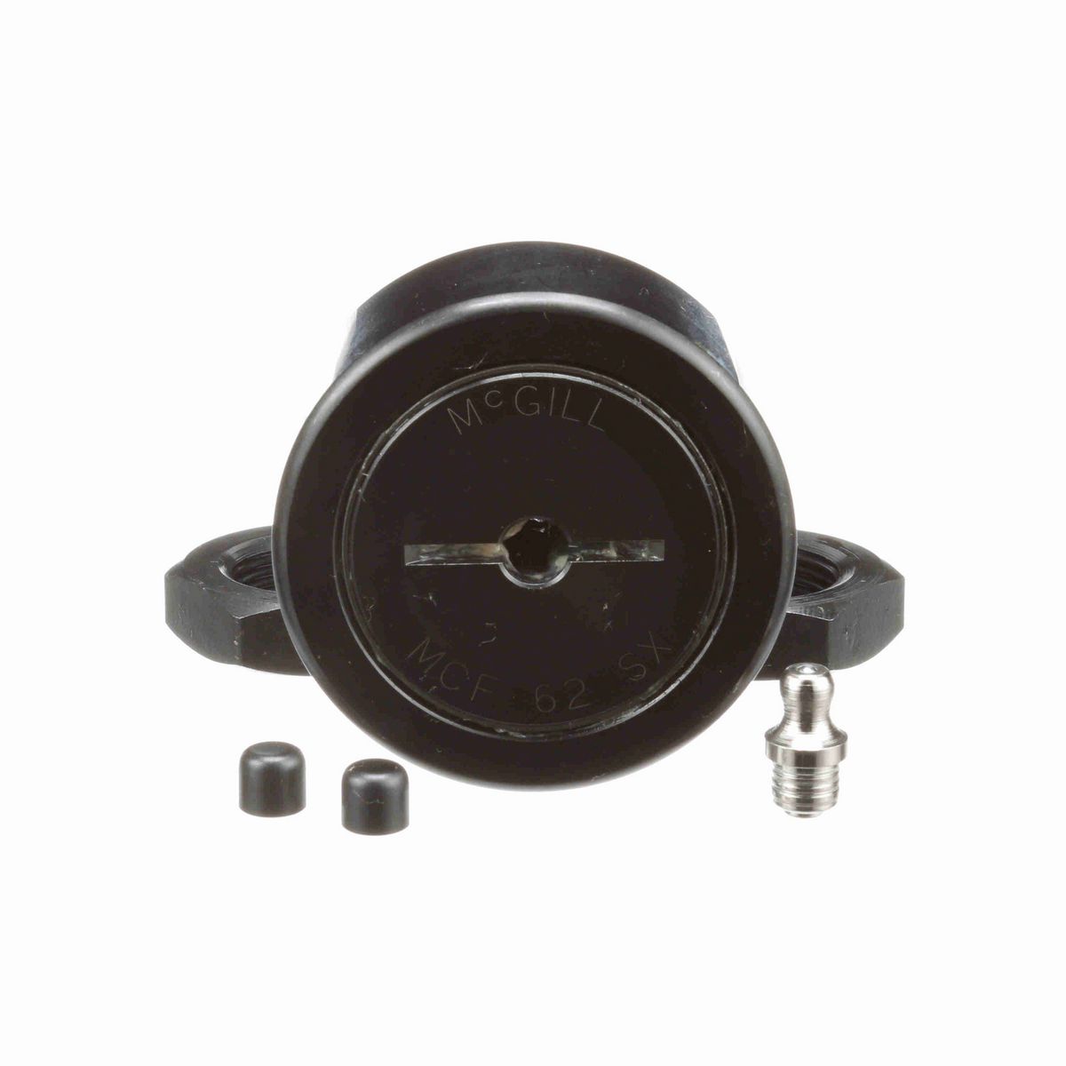 Опорный ролик с цапфой McGill CAMROL MCF 62 SX, цилиндрический, с уплотнением, со шлицем под отвёртку, метрический