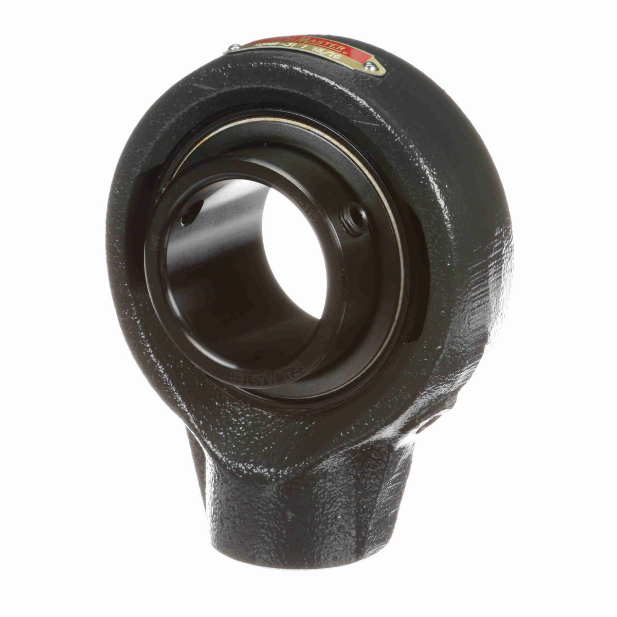 Sealmaster Mounted Cast Iron Hanger Unit Ball Bearing - 52100 Bearing Steel, Black Oxided - Setscrew Lock - SCHB-31