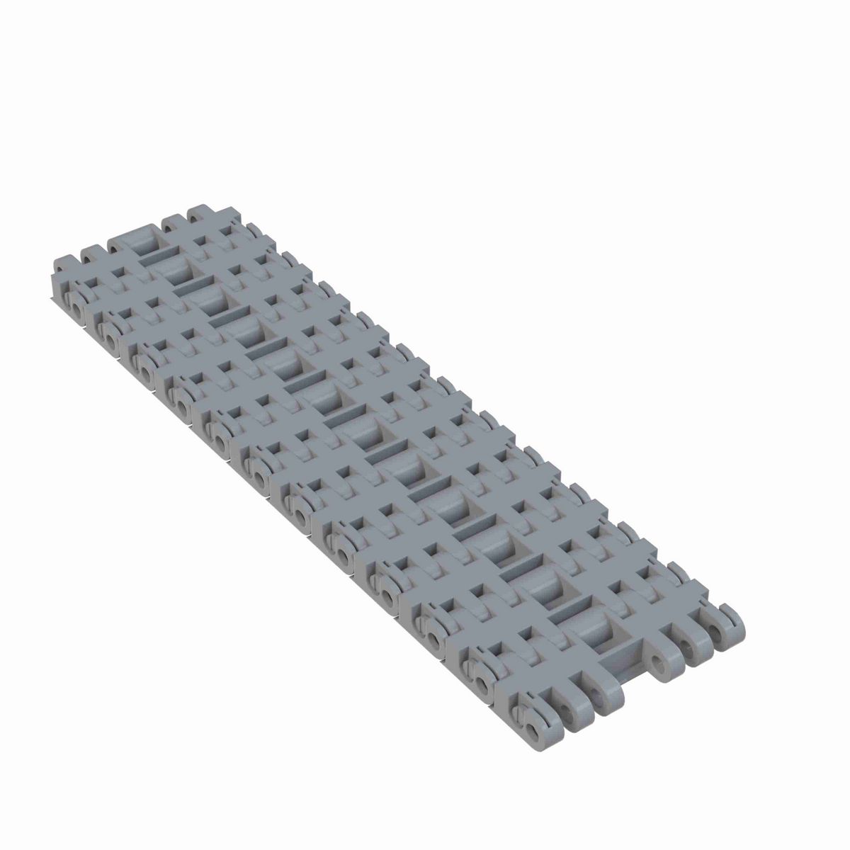 Rexnord 7705 Straight Running Solid Top, Material: Silver Platinum Series™ X, Width: 3.25in, Pitch: 1in - 10286163