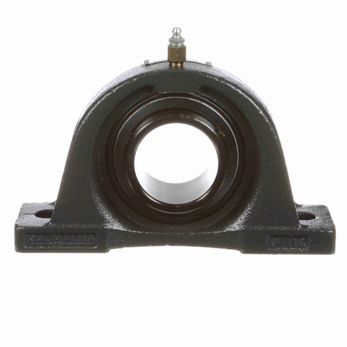 Sealmaster Mounted Cast Iron Two Bolt Pillow Block Ball Bearing - 52100 Bearing Steel, Black Oxided - Setscrew Lock - High Temperature - NP-35 VL