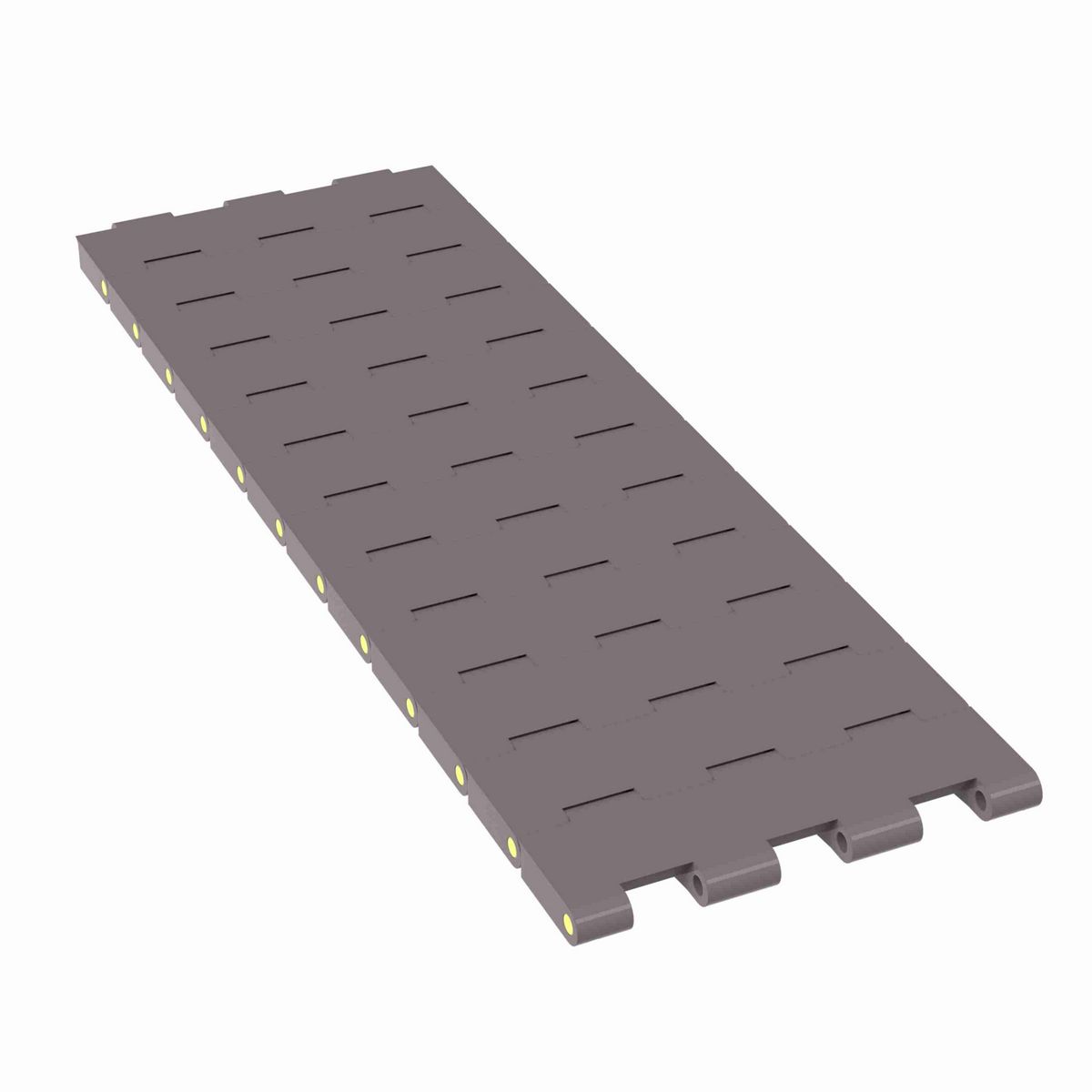 Rexnord 5705 Straight Running Solid Top, Material: Brown High Performance, Width: 6in, Pitch: 1.5in - 81416723