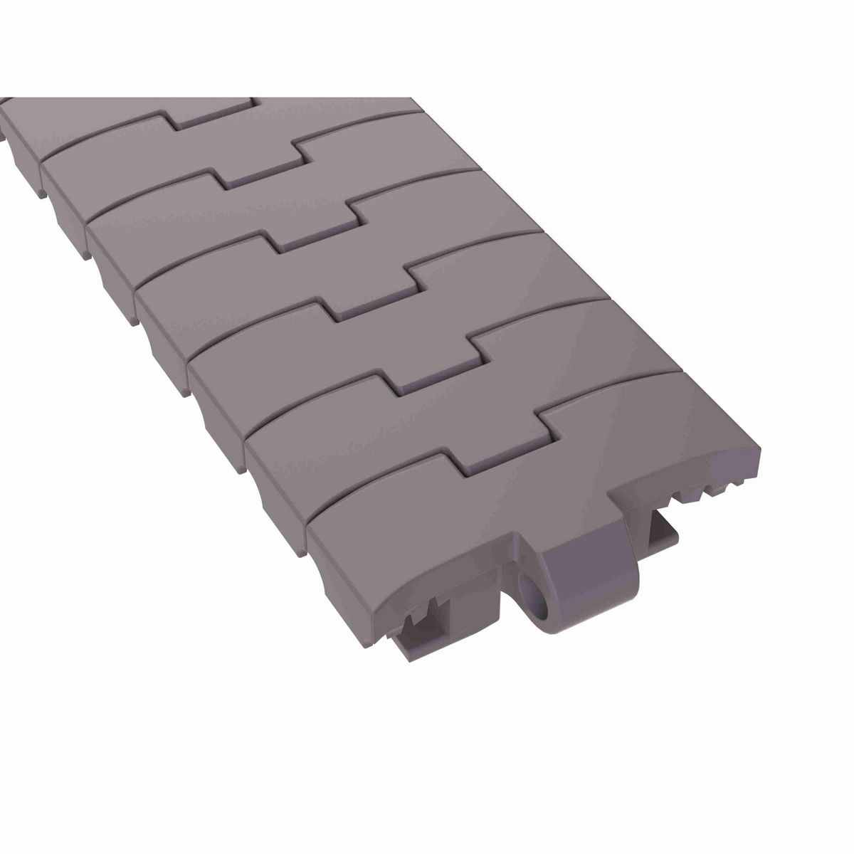 Rexnord 1055 FTTAB Side-flexing Solid Top, Material: Brown High Performance, Width: 3.3in, Pitch: 1in - 749.73.31