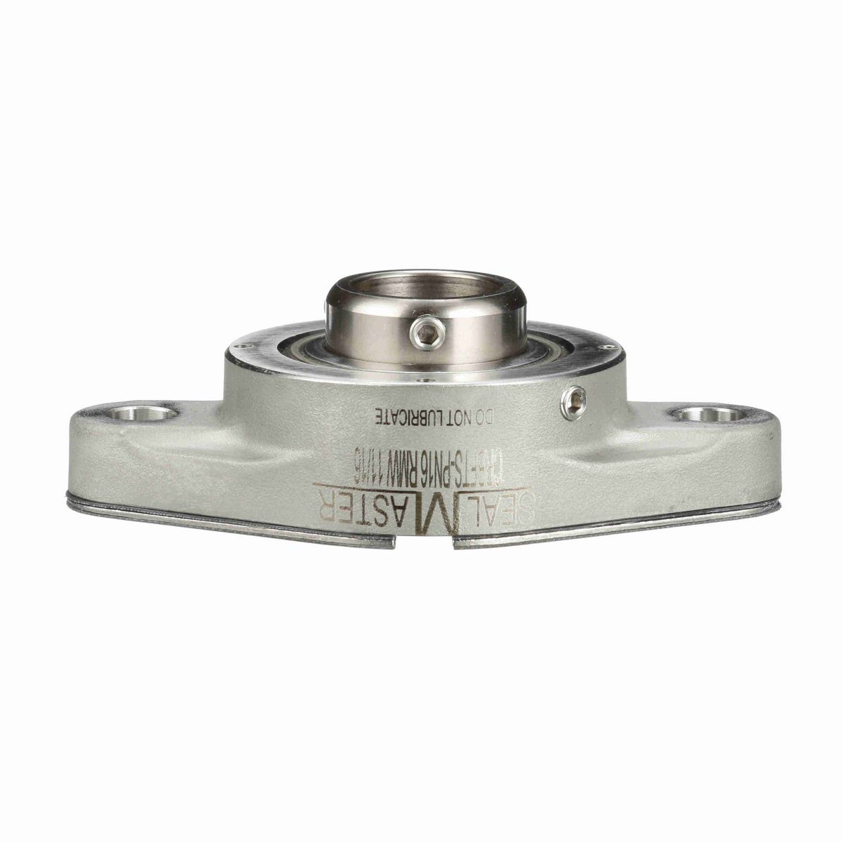Sealmaster Mounted Stainless Steel Two Bolt Flange Ball Bearing - 52100 Bearing Steel, Phosphorus Nickel Coated - Setscrew Lock - Corrosion Resistant - Reduced Maintenance - Lubed for Life - CRBFTS-PN16 RMW