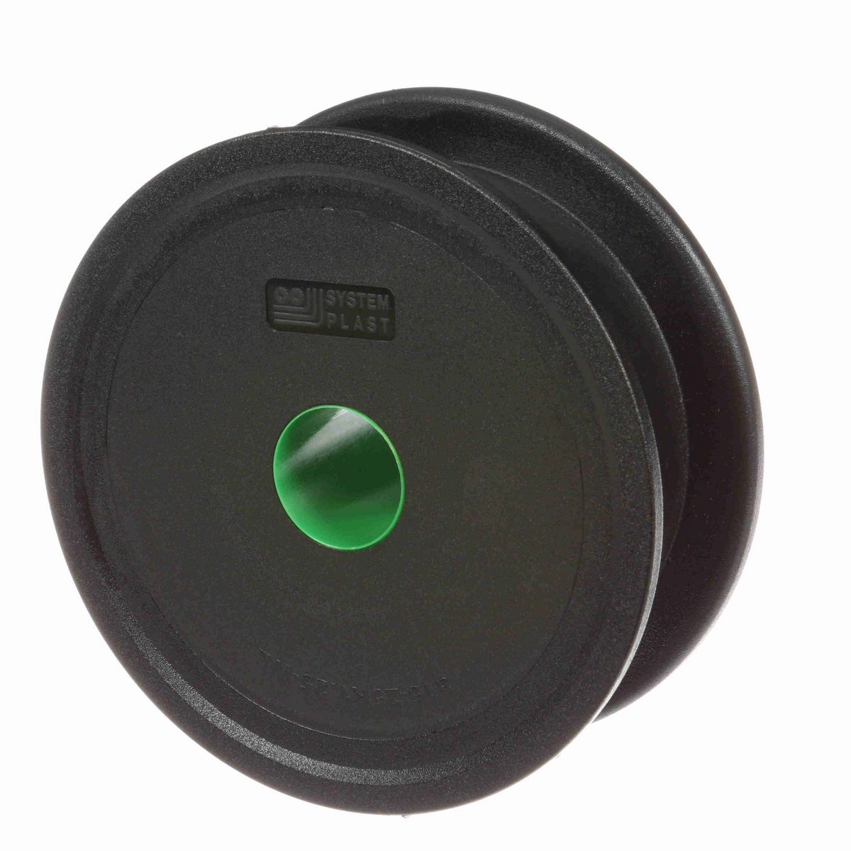 System Plast 820 Series Solid One Piece Molded Sprocket with 25 Teeth and a 1-1/4in Round Idler Bore - 820-25R1.25-WL