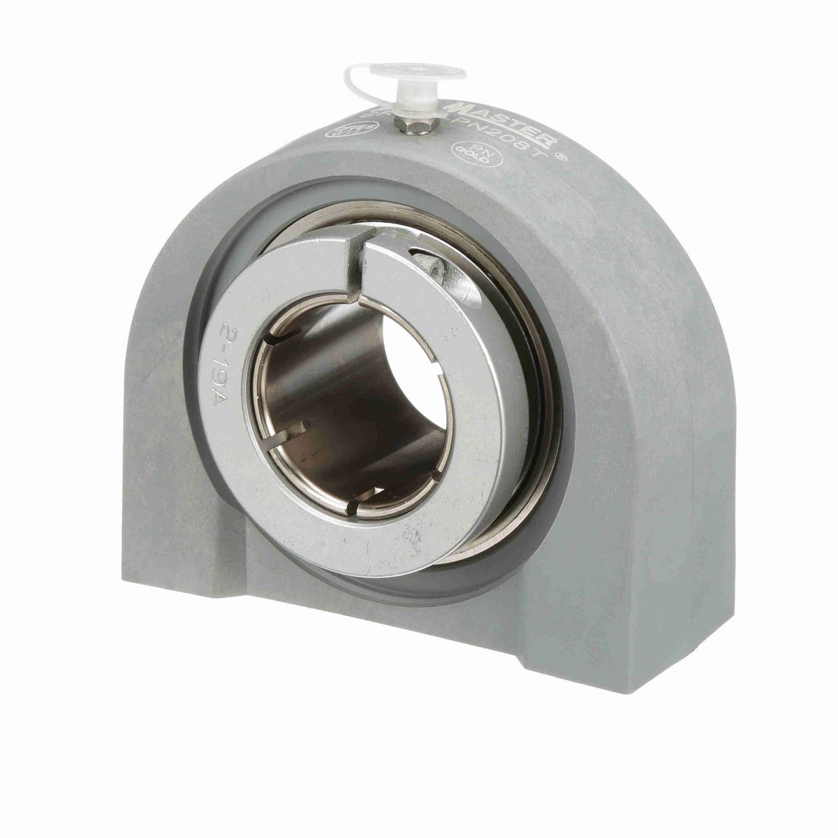 Sealmaster Mounted Composite Tapped Base Pillow Block Ball Bearing - 52100 Bearing Steel, Phosphorus Nickel Coated - Concentric Lock - Corrosion Resistant - CRTBC-PN208T