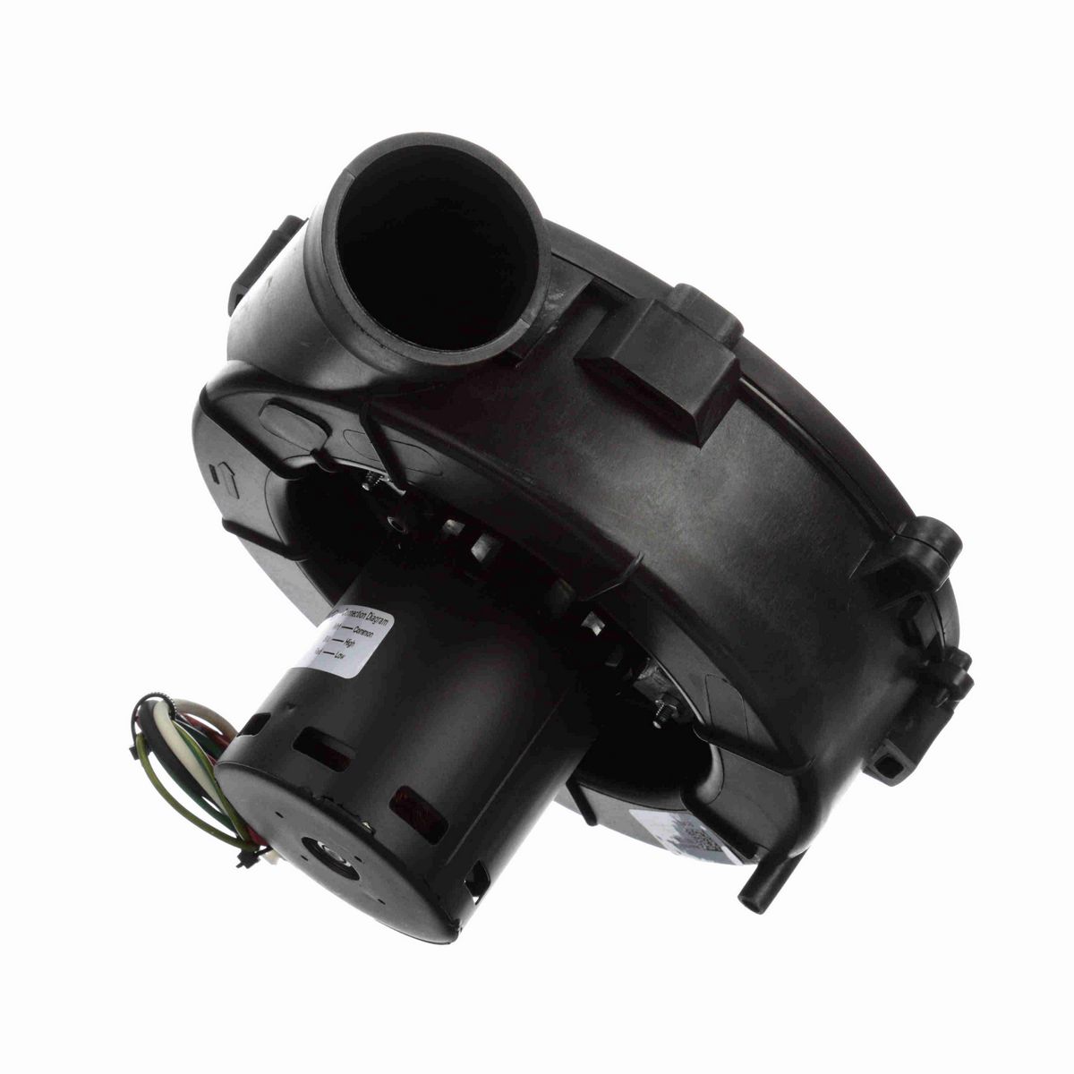 FASCO Round Outlet Shaded Pole OEM Replacement Draft Inducer Blower, 115 Volts, Flange: No - A213