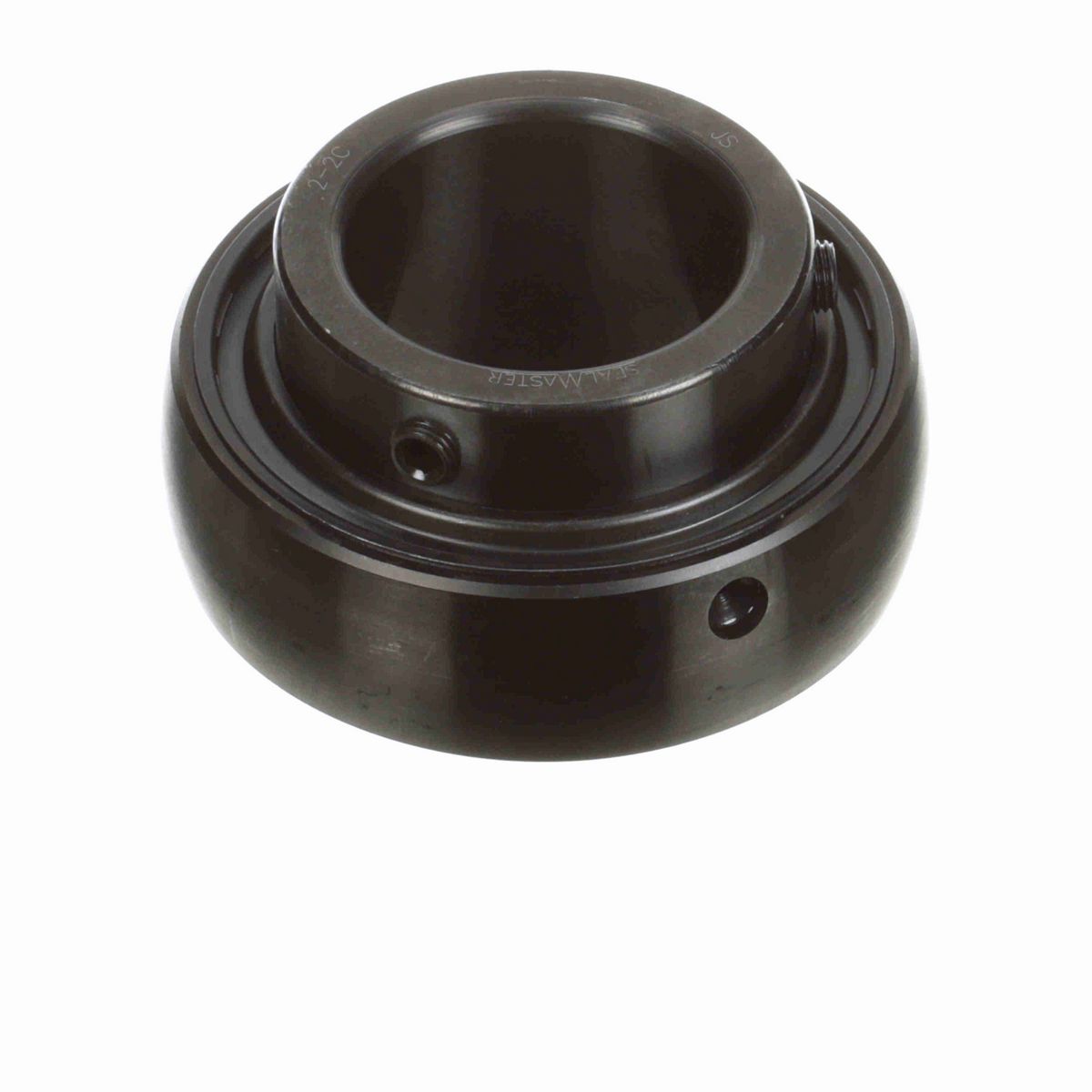 Sealmaster Mounted Insert Only Ball Bearing - 52100 Bearing Steel, Black Oxided - Setscrew Lock - 2-2C