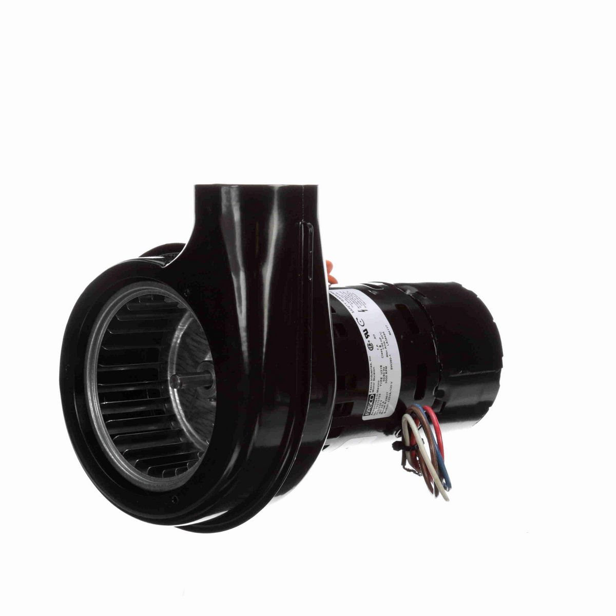 FASCO Round Outlet Shaded Pole OEM Replacement Draft Inducer Blower, 115/230 Volts, Flange: No - B23617