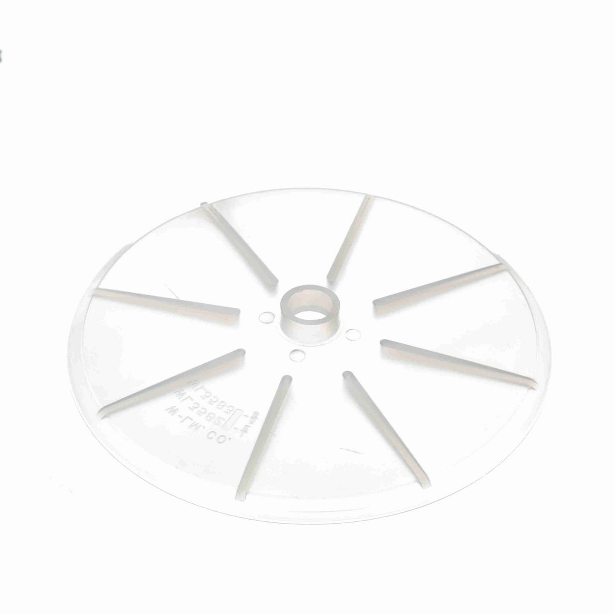 FASCO Rain Shield - Disk Type, 5/8" Bore, 6 3/4 Diameter - RAIN6000