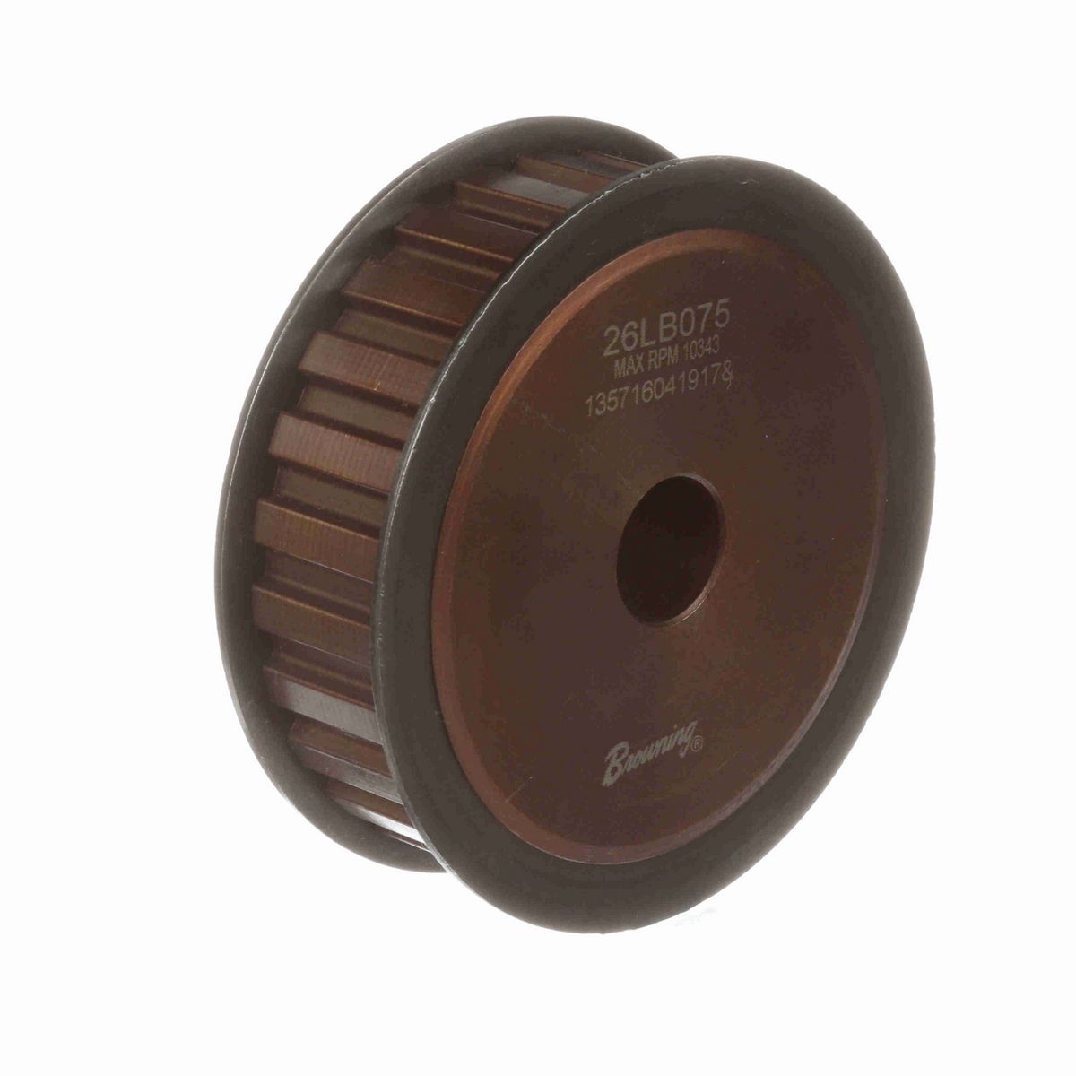 Browning Steel Rough Bore Gearbelt Pulley - 26LB075