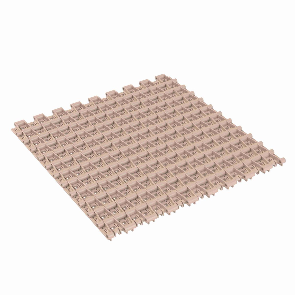 Rexnord 4707 Straight Running Raised Rib, Material: Tan Low Friction, Width: 12in, Pitch: 1.5in - LF4707-12