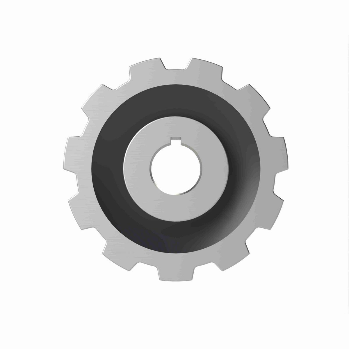 Rexnord 882 Series Solid One Piece Cast Iron Sprocket with 11 Teeth and a 1-1/4in Round Shaft-Ready Bore with Keyway & Setscrew - 401-324-4