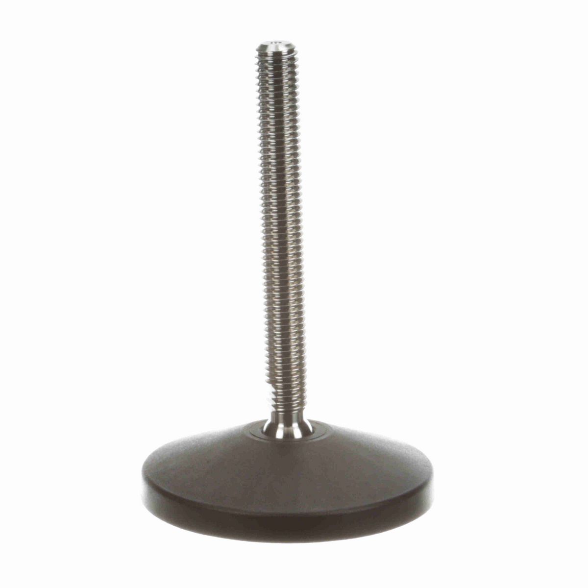 System Plast Articulating Plastic Leveler; Series: VG-511, Base Diameter: 4, Spindle Length: 4.6-in, Thread: 5/8-11 - VG-511-01-S58-L5