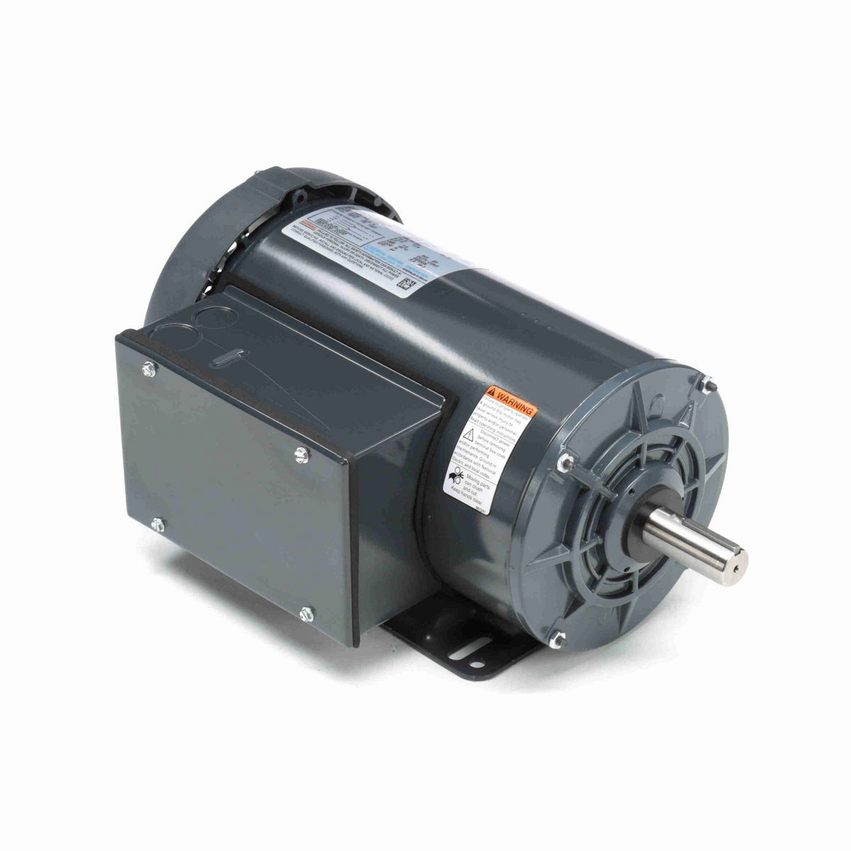 LEESON General Purpose Motor, 3 HP, 1 Ph, 60 Hz, 230 V, 3600 RPM, 145T Frame, TEFC - A019341.00