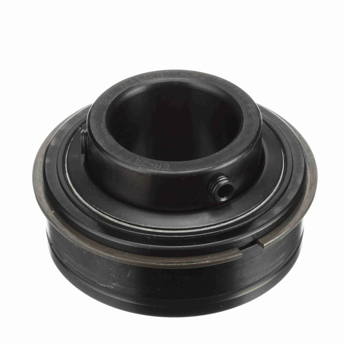 Sealmaster Mounted Insert Only Ball Bearing - 52100 Bearing Steel, Black Oxided - Setscrew Lock - ER-24
