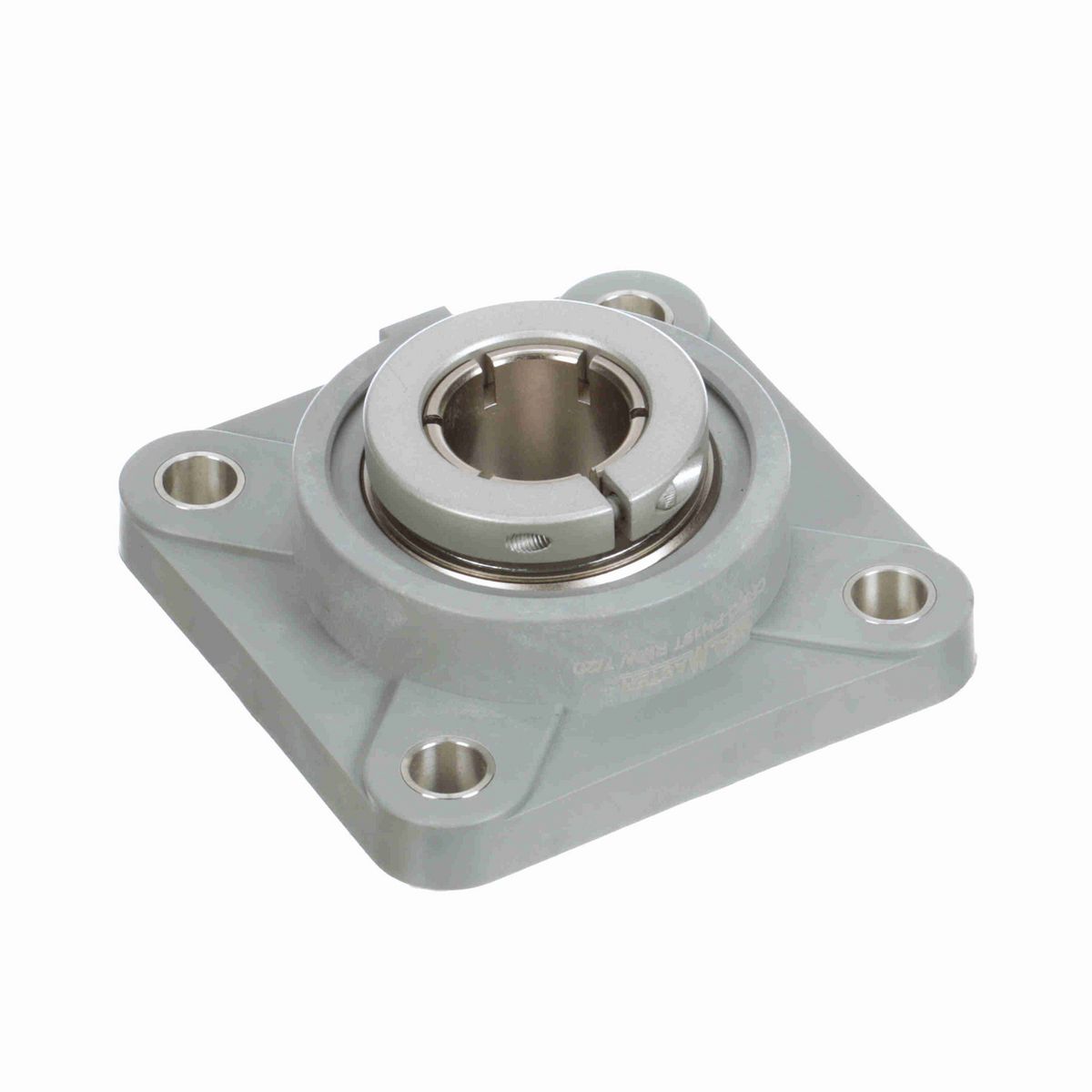 Sealmaster Mounted Composite Four Bolt Flange Ball Bearing - 52100 Bearing Steel, Phosphorus Nickel Coated - Concentric Lock - Corrosion Resistant - Reduced Maintenance - Lubed for Life - CRFC-PN19T RMW