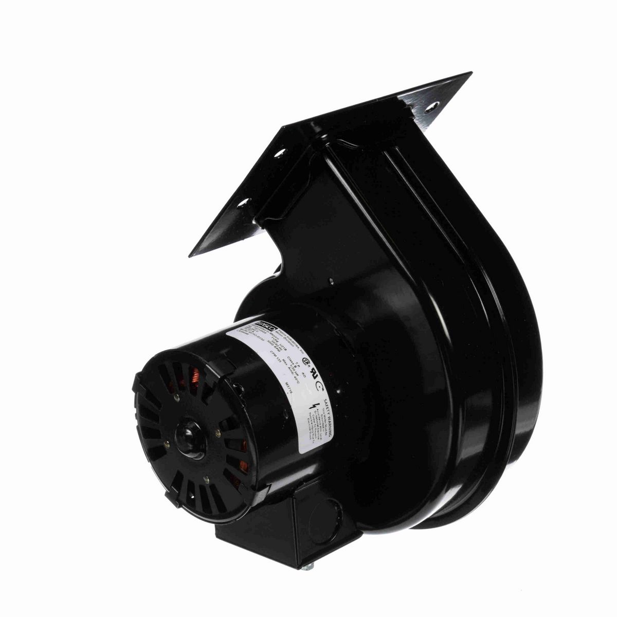 FASCO Square Outlet Shaded Pole Centrifugal Blower, 208-240 Volts, Flange: Yes - 50752-D230