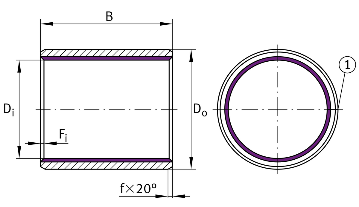 Втулка INA EGBZ2016-E40