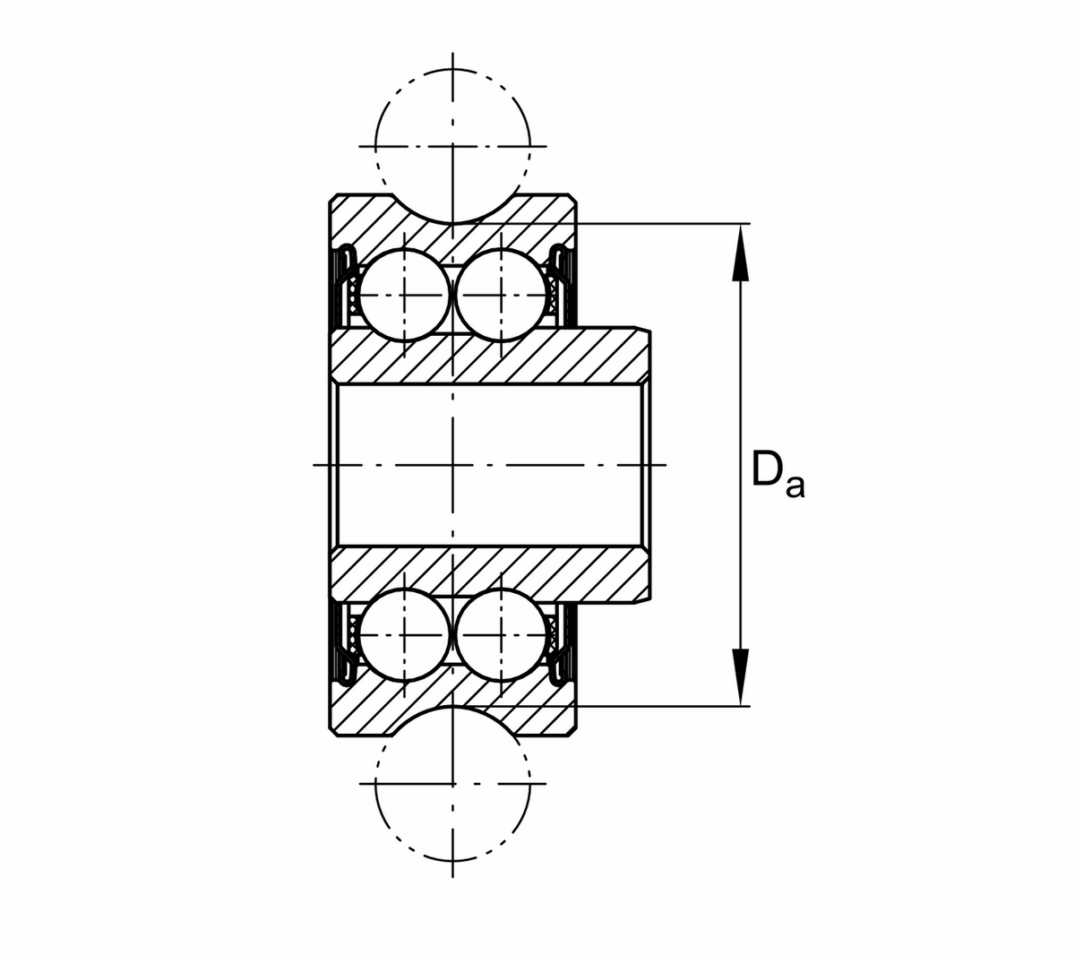 Направляющий ролик INA LFRI5201-10-2Z