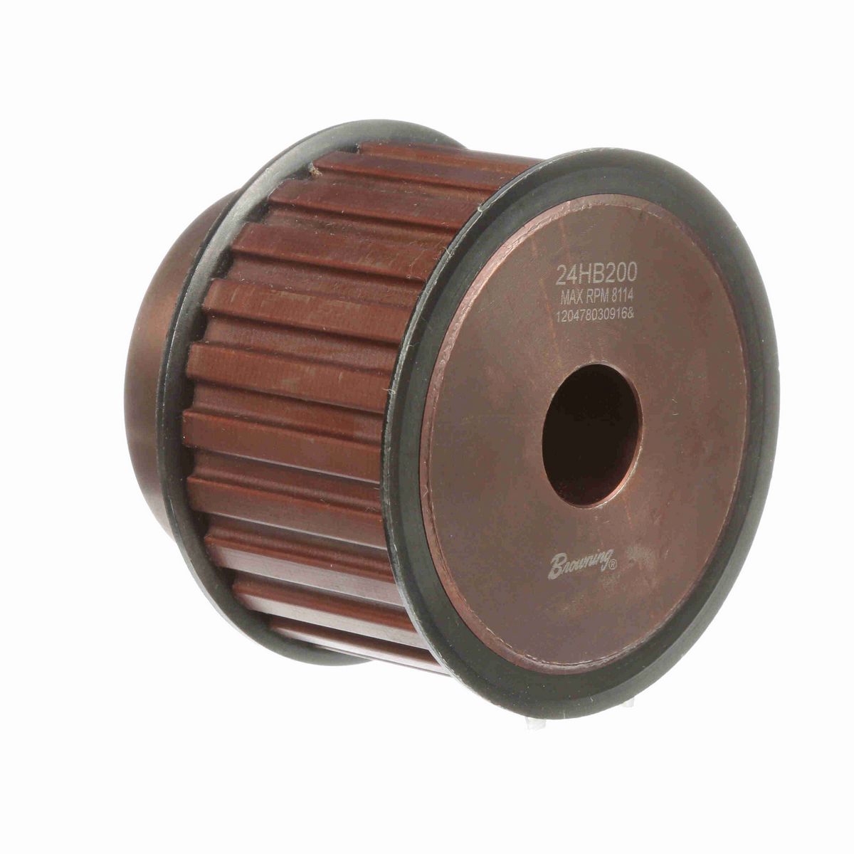 Browning Steel Rough Bore Gearbelt Pulley - 24HB200