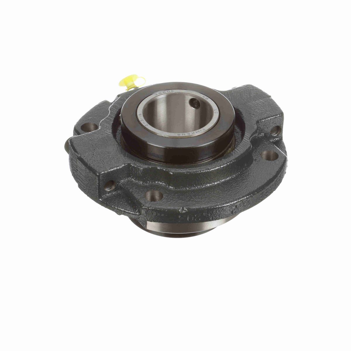 Sealmaster Mounted Cast Iron Piloted Flange Tapered Roller - 52100 Bearing Steel - Double Collar Mount Lock - RFP 203