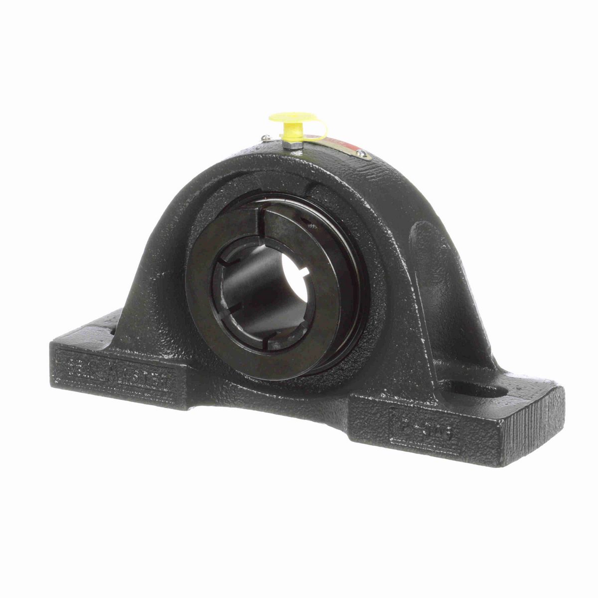 Sealmaster Mounted Cast Iron Two Bolt Pillow Block Ball Bearing - 52100 Bearing Steel, Black Oxided - Concentric Lock - MP-23T
