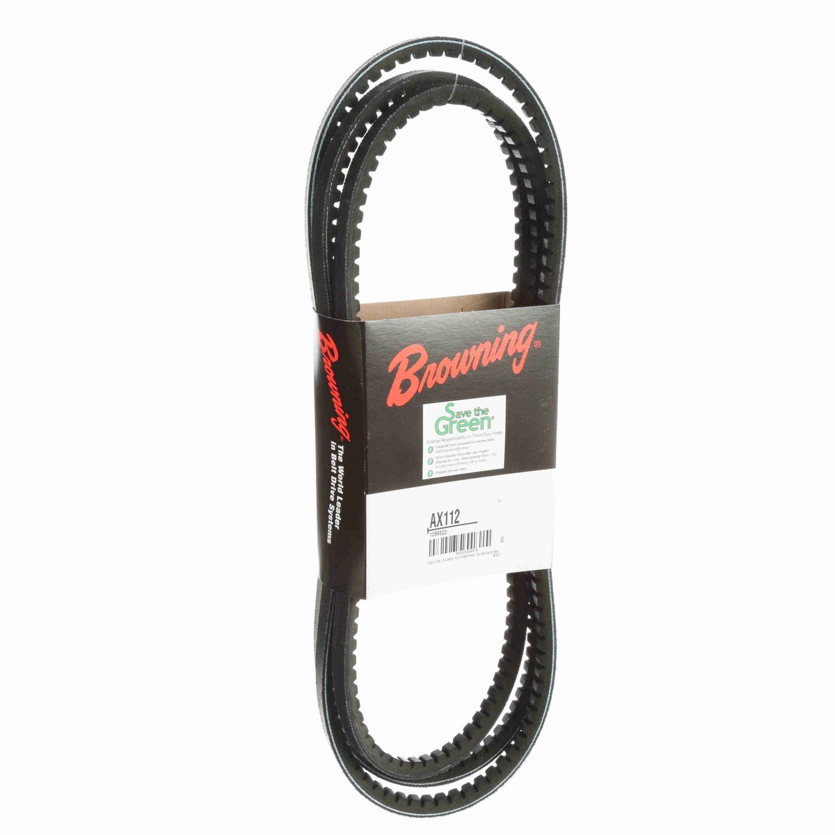 Browning EPDM Notched Belt 98% Efficient - AX112
