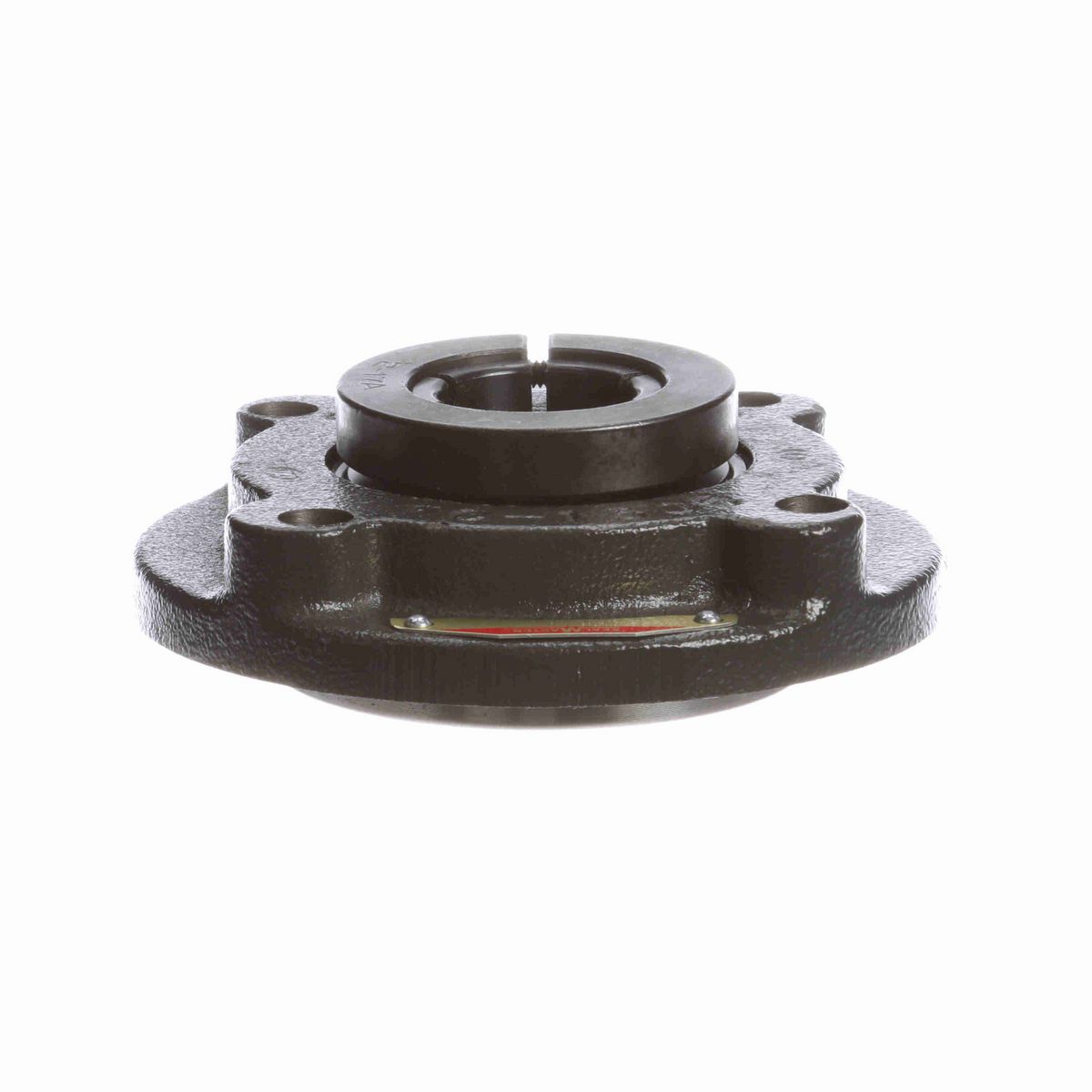 Sealmaster Mounted Cast Iron Flange Cartridge Ball Bearing - 52100 Bearing Steel, Black Oxided - Concentric Lock - Low Drag - MFC-19TX ALP