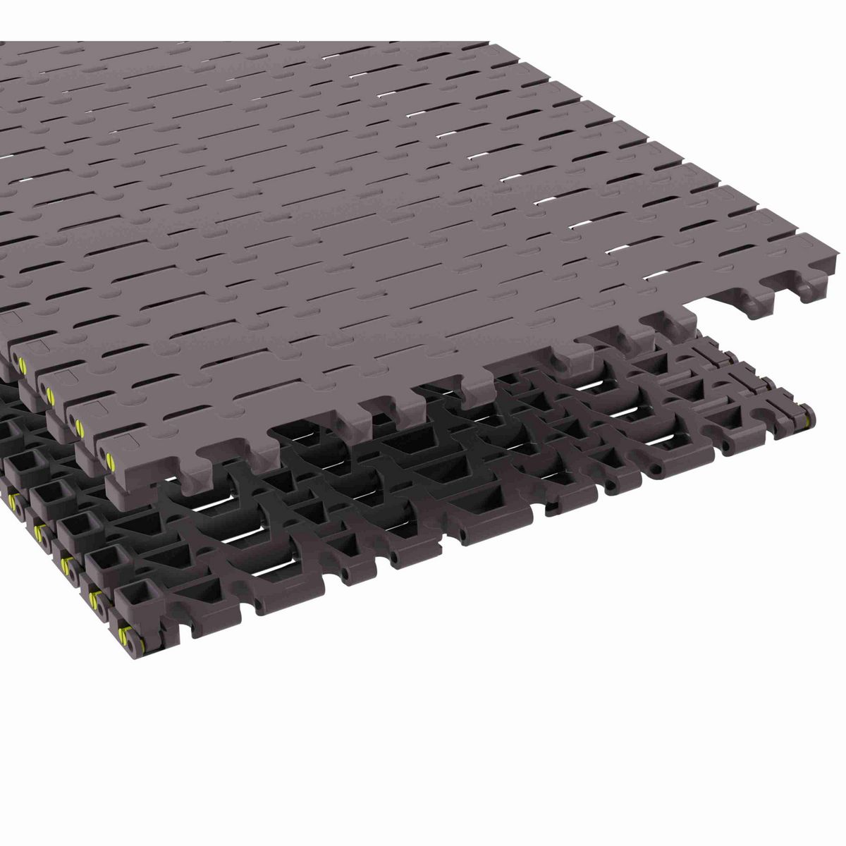 Rexnord 7956GT Side-flexing Flush Grid, Material: Brown High Performance, Width: 15in, Pitch: 1.25in - 10324705