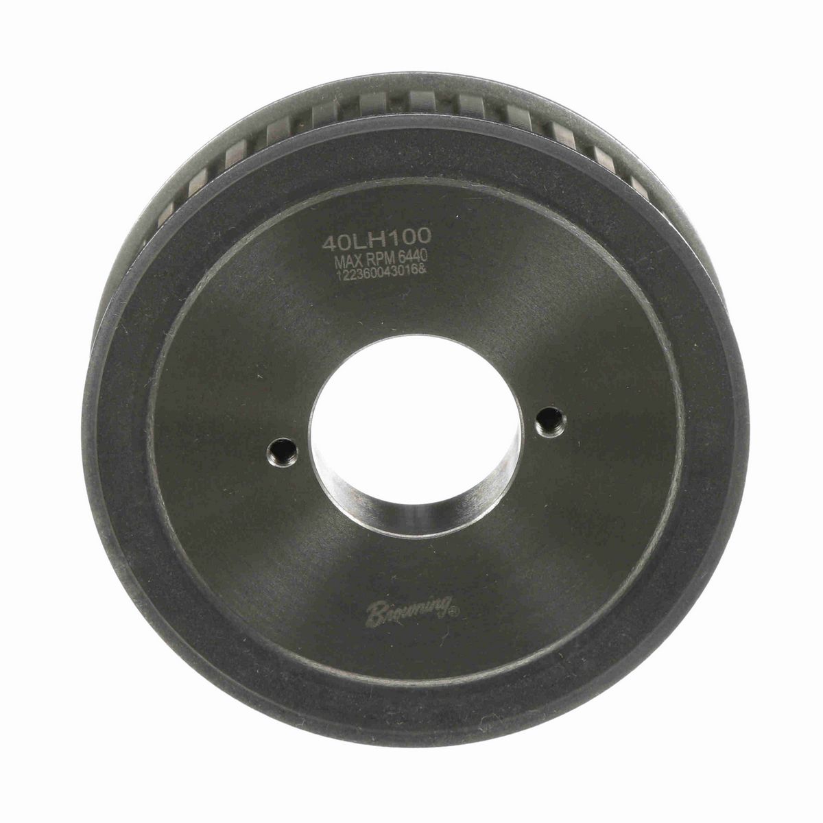 Browning Steel Bushed Bore Gearbelt Pulley - 40LH100