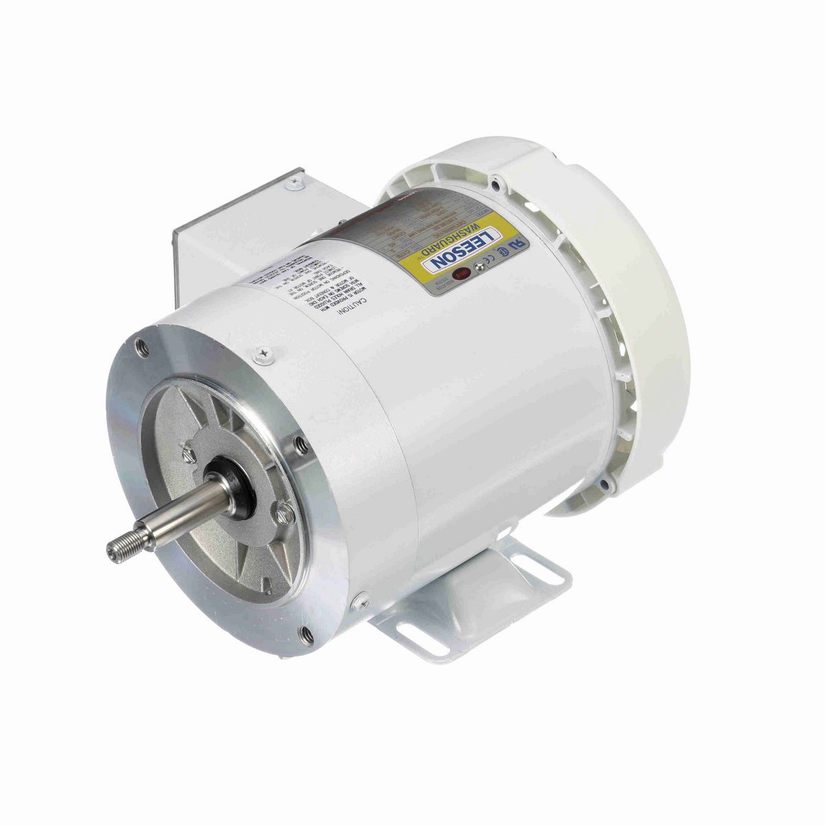 LEESON White Duck™ Jet Pump Motor, 1 & 0.75 HP, 3 Ph, 60 & 50 Hz, 230/460 & 190/380 V, 3600 & 3000 RPM, 56J Frame, TEFC - 116780.00